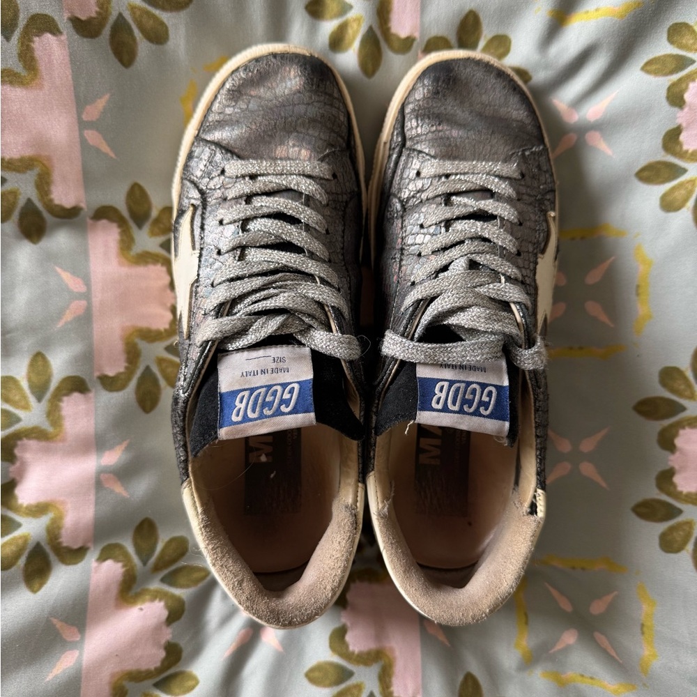 Golden Goose Metallic May Sneakers - Picture 5 of 6